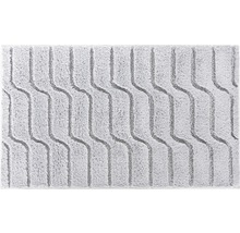 Covoraș de baie gri cu model geometric