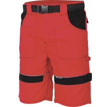 Pantaloni scurți de lucru roșii cu curea
