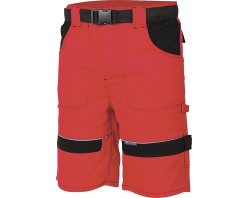 Pantaloni scurți Ardon Cool Trend din bumbac roșu/negru, mărimea 52