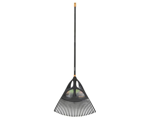 Greblă pentru frunze Fiskars Solid XL, lățime de lucru 65cm, lungime 174cm