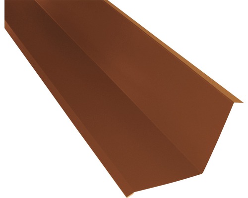 Cornier calcan Bravo pentru țiglă metalică 0,45x208x2000 mm cărămiziu