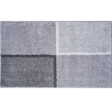 Covoraș de baie gri cu model geometric