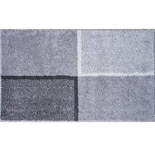 Covor de baie gri cu model geometric
