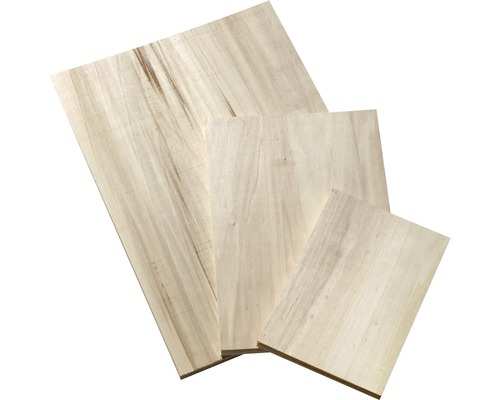 Placaj din lemn de plop 297x210x4 mm, pachet 5 bucăți