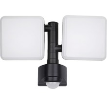 Aplică LED exterior Lucca 2x10W 1800 lumeni, senzor de mișcare, IP54
