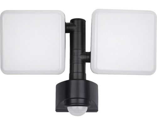 Aplică cu LED integrat Lucca 2x10W 1800 lumeni, senzor de mișcare, pentru exterior IP54