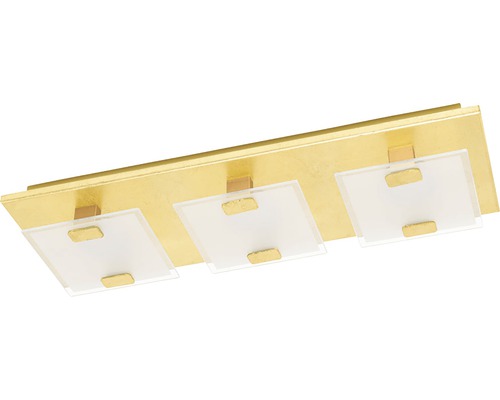 Plafonieră cu LED integrat Vicaro 7,5W 540 lumeni, metal/auriu