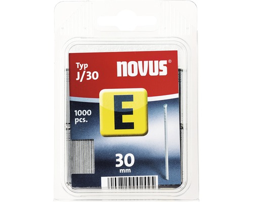 Capse Novus tip J 30 milimetri, pachet de 1000 bucăți