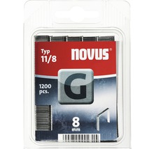 Capse zincate Novus 10,6x8 mm, late, pentru capsatoare manuale & electrice, pachet 1200 bucăți-thumb-1