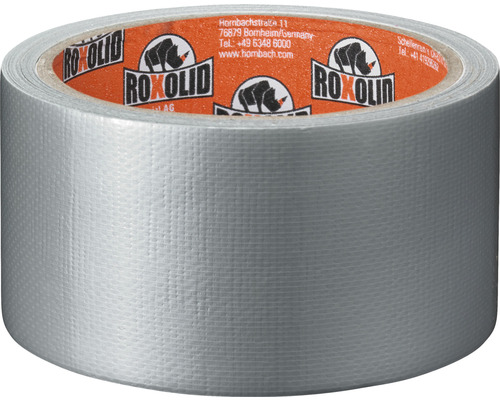 Bandă pentru reparații Roxolid argintie 10 m x 50 mm | HORNBACH