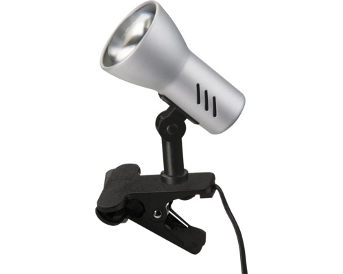 Lampă de birou Lock E14 max. 1x40W, argintiu