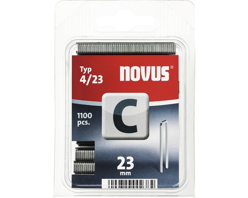 Capse Novus tip 4/23, 23 milimetri, 1100 bucăți