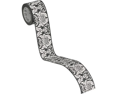 Bandă decorativă cu model floral pe rolă
