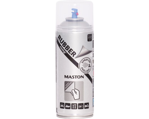 Vopsea spray cauciucată RUBBERcomp Maston transparent mat 400 ml Spray Maston Rubbercomp