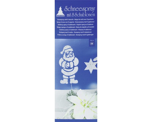 Spray de zăpadă cu opt șabloane