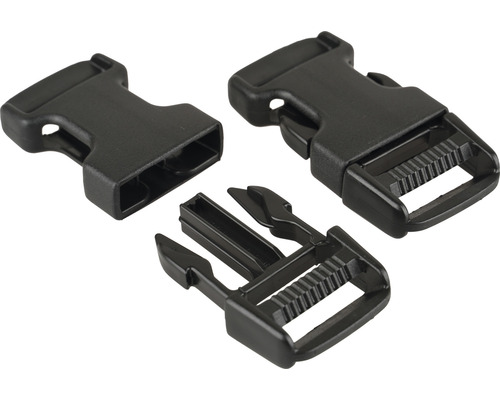 Cataramă din plastic cu clips, formată din trei piese