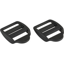 Două catarame negre pentru curele de tensionare
