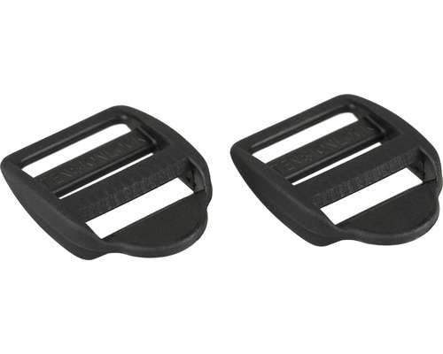 Catarame plastic Mamutec pentru chingi 25mm, pachet 2 bucăți (cod 7071129-222) Două catarame negre pentru curele de tensionare