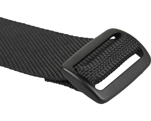 Curea neagră cu cataramă metalică