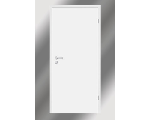Ușă interioară albă cu mâner