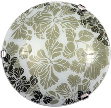 Plafonieră Grace E27 max. 1x60W, crom/sticlă multicoloră