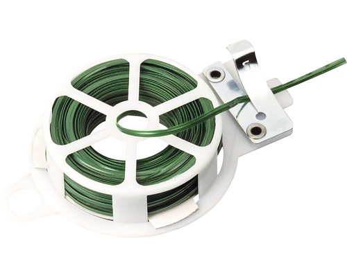Sârmă de legat Meister 20m, culoare verde, cu sistem de tăiere