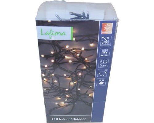 Ghirlandă luminoasă cu LED Lafiora cu 360 de LED-uri pentru interior și exterior