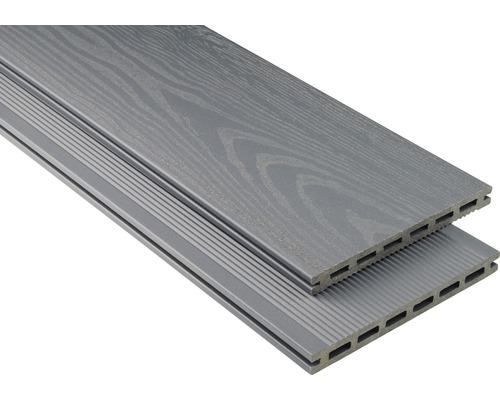 Profil WPC Konsta pentru terasă piatră mat 20x190x1000 mm Decking din compozit lemnos cu structură de lemn