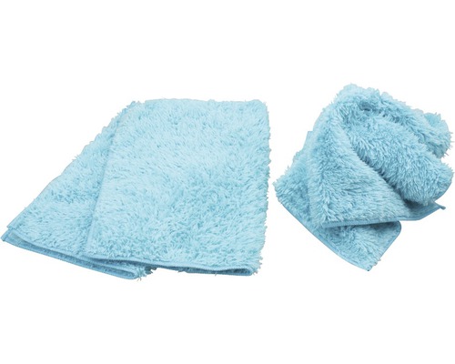 Două lavete de curățare moi din material textil