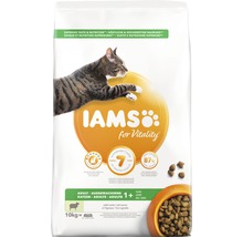 Iams for Vitality hrană uscată cu miel pentru pisici adulte de la un an, 10 kilograme