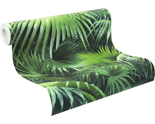 Rola de tapet cu model de frunze de palmier