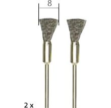 Două freze abrazive, diametru 8 mm