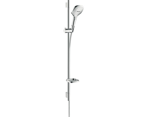 Set duș hansgrohe Raindance Select E 120 Unica'S Puro 90 crom lucios, pară de duș 2 funcții