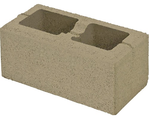 Bloc de zidărie Semmelrock Rivago pentru gard 40x20x16 cm crem Bloc de beton cu goluri