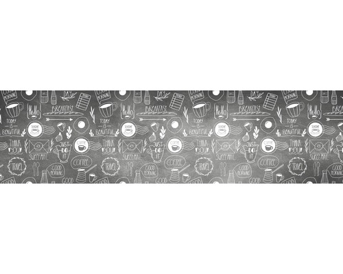 Tapetă decorativă cu motive de mic dejun pentru o atmosferă confortabilă.