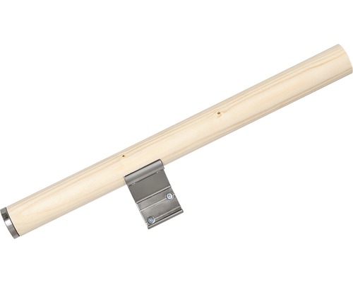 Bară de lemn cu suport metalic