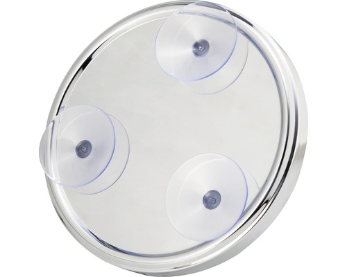 Oglindă cosmetică rotundă cu ventuze pentru fixare