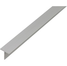 Profil aluminiu tip T Alberts 20x20x1,5mm, lungime 2m, eloxat-thumb-0