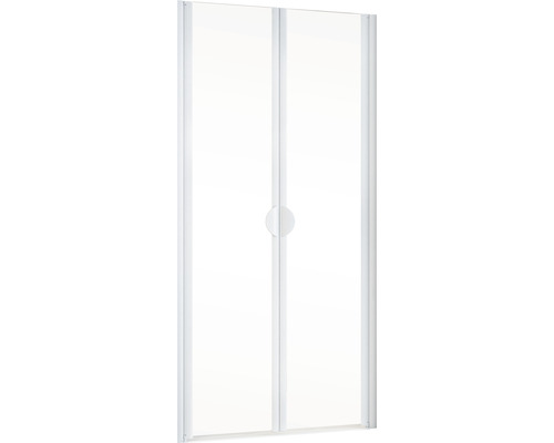 Cabină de duș cu două uși glisante din sticlă