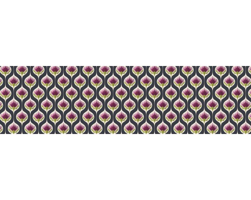 Model decorativ cu motive florale pentru designul pereților