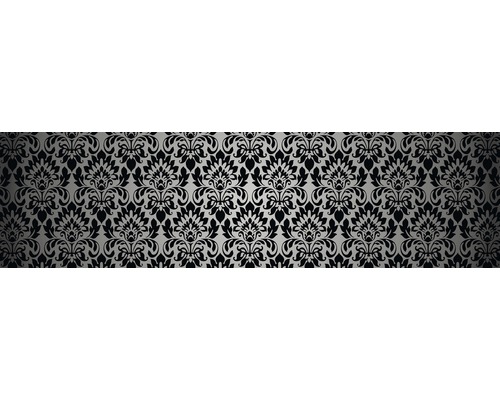 Tapetă cu model floral în stil damasc