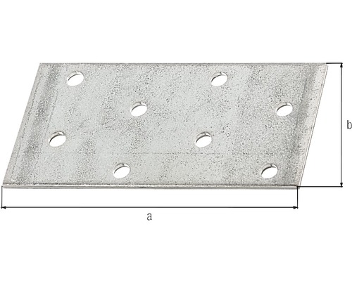 Placă de conexiune metalică cu găuri pentru fixare