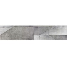 Perete de beton cu model geometric pentru interior