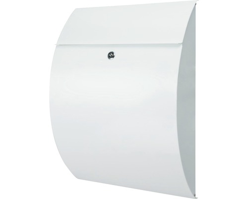 Cutie poștală albă pentru montare pe perete