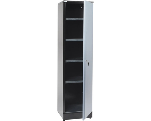 Dulap metalic Küpper 455x450x1800 mm, cu 1 ușă și 4 polițe Dulap metalic Küpper 455x450x1800 mm, cu 1 ușă și 4 polițe