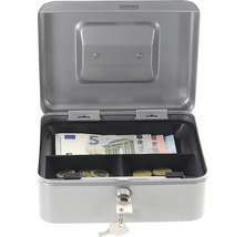 Cutie de numerar deschisă cu bancnote și monede