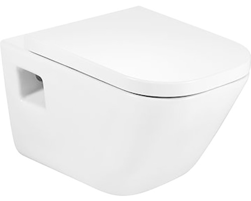 WC suspendat cu capac de toaletă