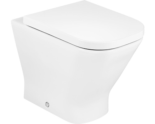 Vas WC suspendat cu spălare profundă, cu scaun de toaletă