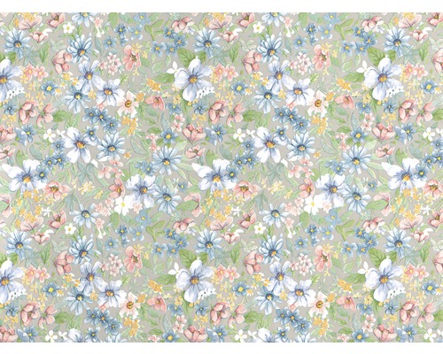 Autocolant mobilă/perete d-c-fix® Romantic 45x200 cm Model floral cu flori și frunze