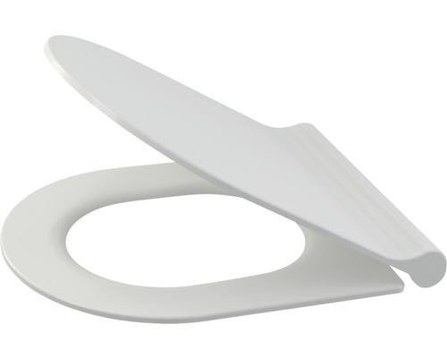 Capac WC cu închidere lentă Alca Plast A67 Slim duroplast alb 35,8x45,3 cm Capac WC din plastic